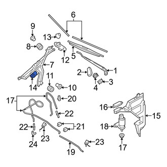Mini OE - Front Wiper Motor