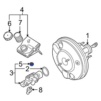Mini OE - Brake Master Cylinder Reservoir Grommet