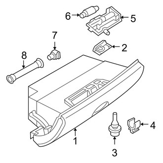 Mini OE - Instrument Panel - Glove Box