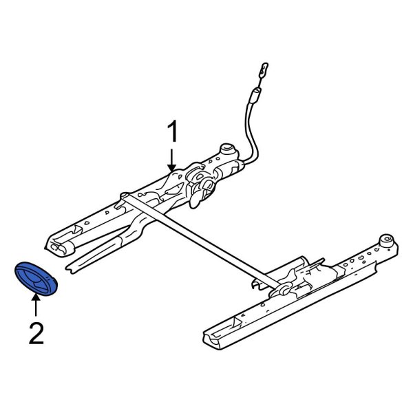 Seat Track Adjust Handle