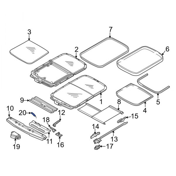 Sunroof Drain Hose