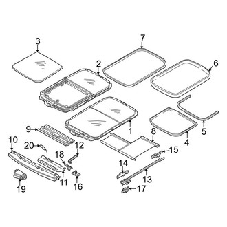 Mini OE - Roof - Sunroof (Panoramic Glass), (Base / S)