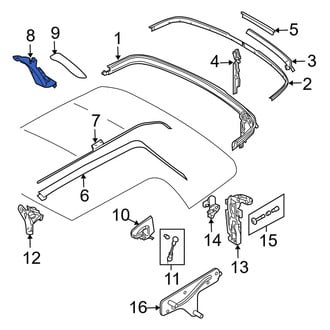 Mini OE - Left Convertible Top Tonneau Cover
