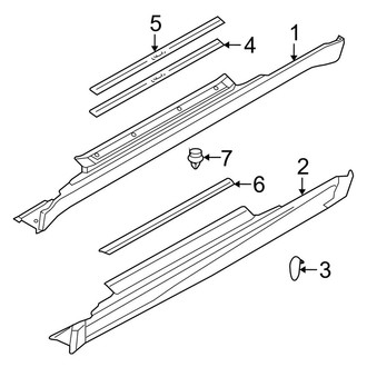 Mini OE - Pillars, Rocker & Floor - Exterior Trim (Base / S Hatchback)