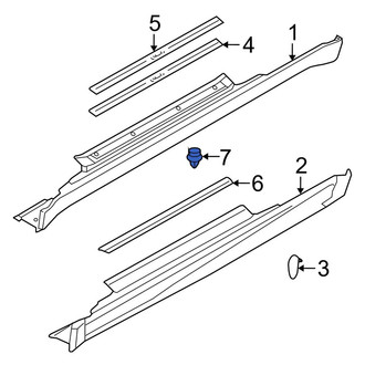 Mini OE - Rocker Panel Molding Clip
