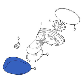 Mini OE - Front Left Door Mirror Cover