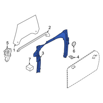 Mini OE - Front Right Window Regulator
