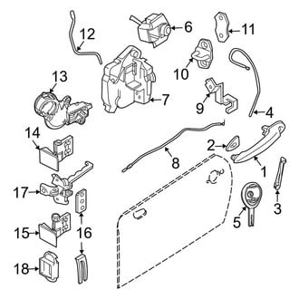 Mini OE - Door - Lock & Hardware