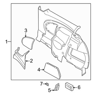 Mini OE - Quarter Panel - Interior Trim (Base / S)