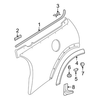 Mini OE - Quarter Panel - Exterior Trim (Base / S)