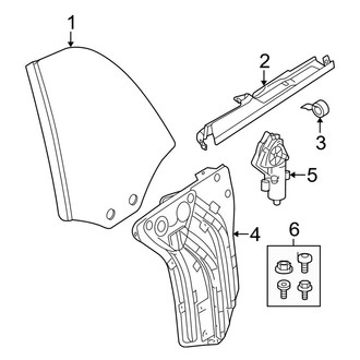 Mini OE - Quarter Panel - Glass (Base / S Convertible)