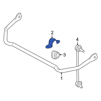 Mini OE - Rear Suspension Stabilizer Bar Bracket