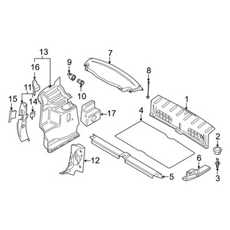 Mini OE - Rear Body & Floor - Interior Trim (Base / S Convertible)