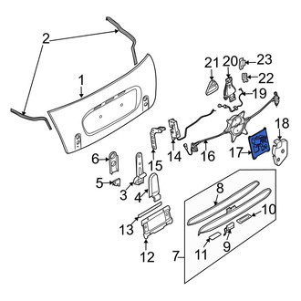 Mini OE - Rear Deck Lid Release Solenoid