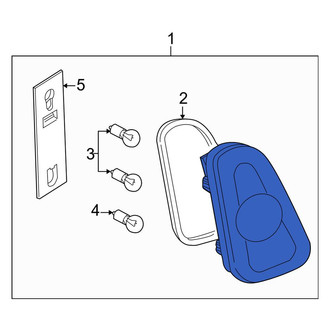 Mini OE - Rear Right Tail Light Assembly