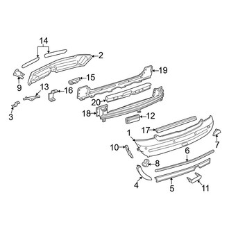 Mini OE - Rear Bumper - Bumper & Components (Base)
