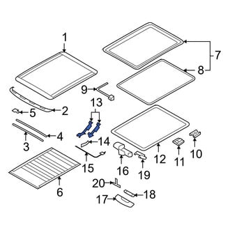 Mini OE - Sunroof Slide