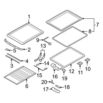 Mini OE - Roof - Sunroof (Folding Canvas), (Base / S)