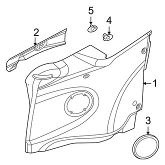 Mini OE - Quarter Panel - Interior Trim (Base / S Convertible)