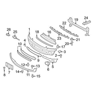 Mini OE - Front Bumper & Grille - Bumper & Components (Base Hatchback)