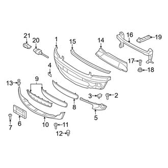Mini OE - Front Bumper & Grille - Bumper & Components (S Hatchback)