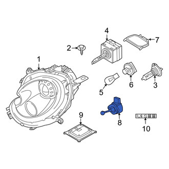 Mini OE - Front Headlight Motor