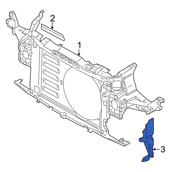 Radiator Support Baffle