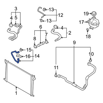 Mini OE - Engine Coolant Overflow Hose