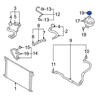 Mini OE - Drive Motor Inverter Coolant Reservoir Cap