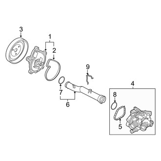Mini OE - Cooling - Water Pump (Base Naturally Aspirated)