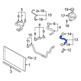Mini OE - Upper Radiator Coolant Hose