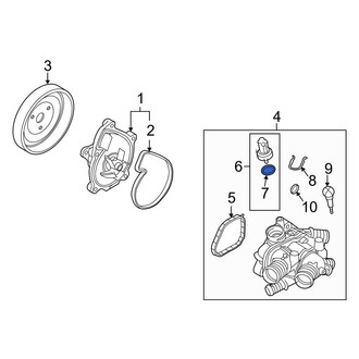 Mini OE - Engine Coolant Temperature Sensor O-Ring