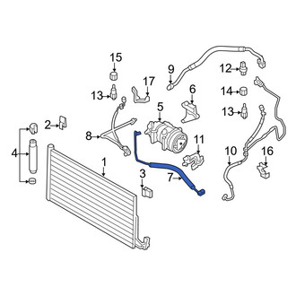 Mini OE - A/C Refrigerant Discharge Hose
