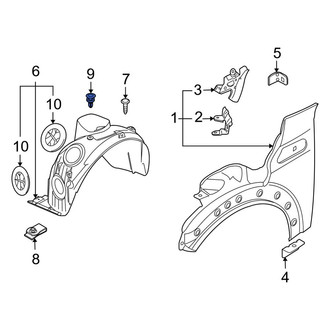 Mini OE - Fender Liner Retainer