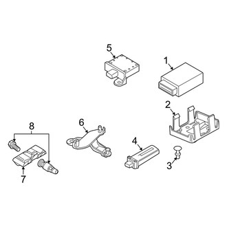Mini OE - Electrical - Tire Pressure Monitor Components (Hatchback)