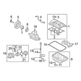 Mini OE - Engine / Transaxle - Engine Parts (Base Naturally Aspirated)