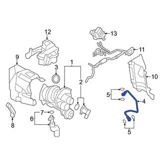 Mini OE - Turbocharger Oil Line