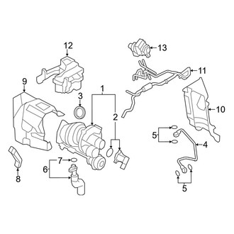 Mini OE - Engine / Transaxle - Turbocharger & Components (Hatchback Turbocharged Gas)