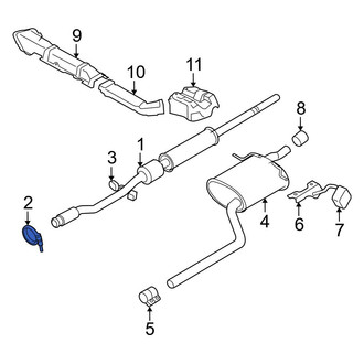 Mini OE - Front Exhaust Muffler Clamp