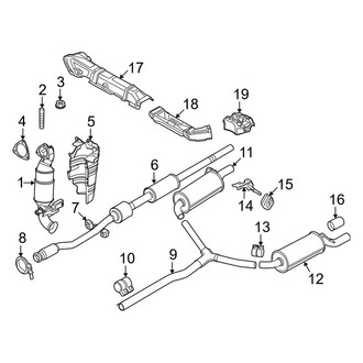 Mini OE - Exhaust System - Exhaust Components