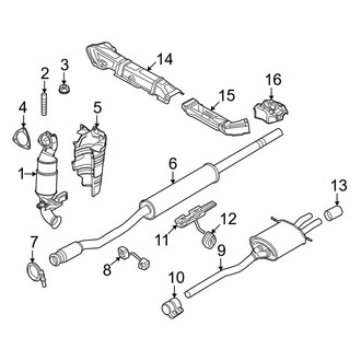 Mini OE - Exhaust System - Exhaust Components (John Cooper Works / S Convertible)
