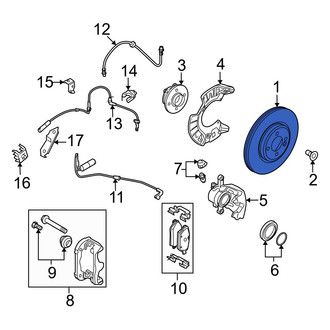 Mini OE - Front Disc Brake Rotor