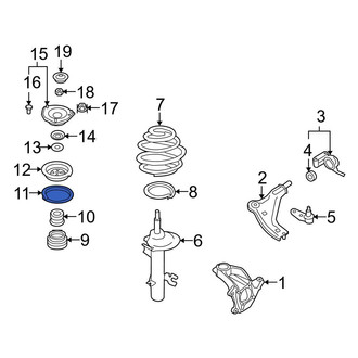 Mini OE - Front Upper Coil Spring Insulator