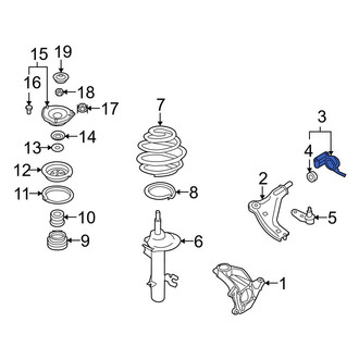 Mini OE - Left Suspension Control Arm Bracket