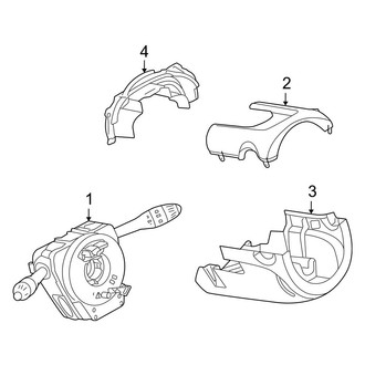 Mini OE - Steering Column - Shroud, Switches & Levers (Base / John Cooper Works / S Hatchback)