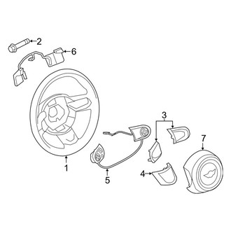 Mini OE - Steering Wheel & Trim (Three Spoke), (Base / John Cooper Works / S Hatchback)