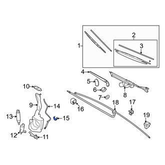 Mini OE - Windshield Washer Pump Grommet