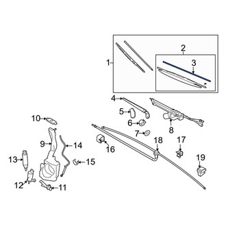 Mini OE - Rear Wiper Blade Refill