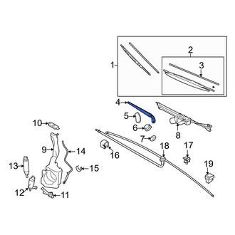 Mini OE - Front Wiper Arm