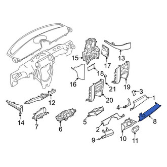 Mini OE - Right Instrument Panel Knee Bolster
